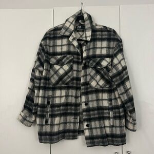 Zara Plaid Shacket